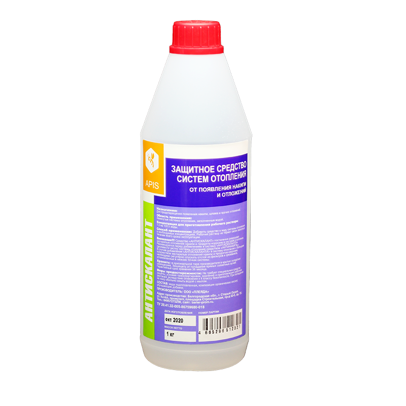 Изображение товара Ингибитор солеотложений Apis Антискалант для систем отопления 1 кг