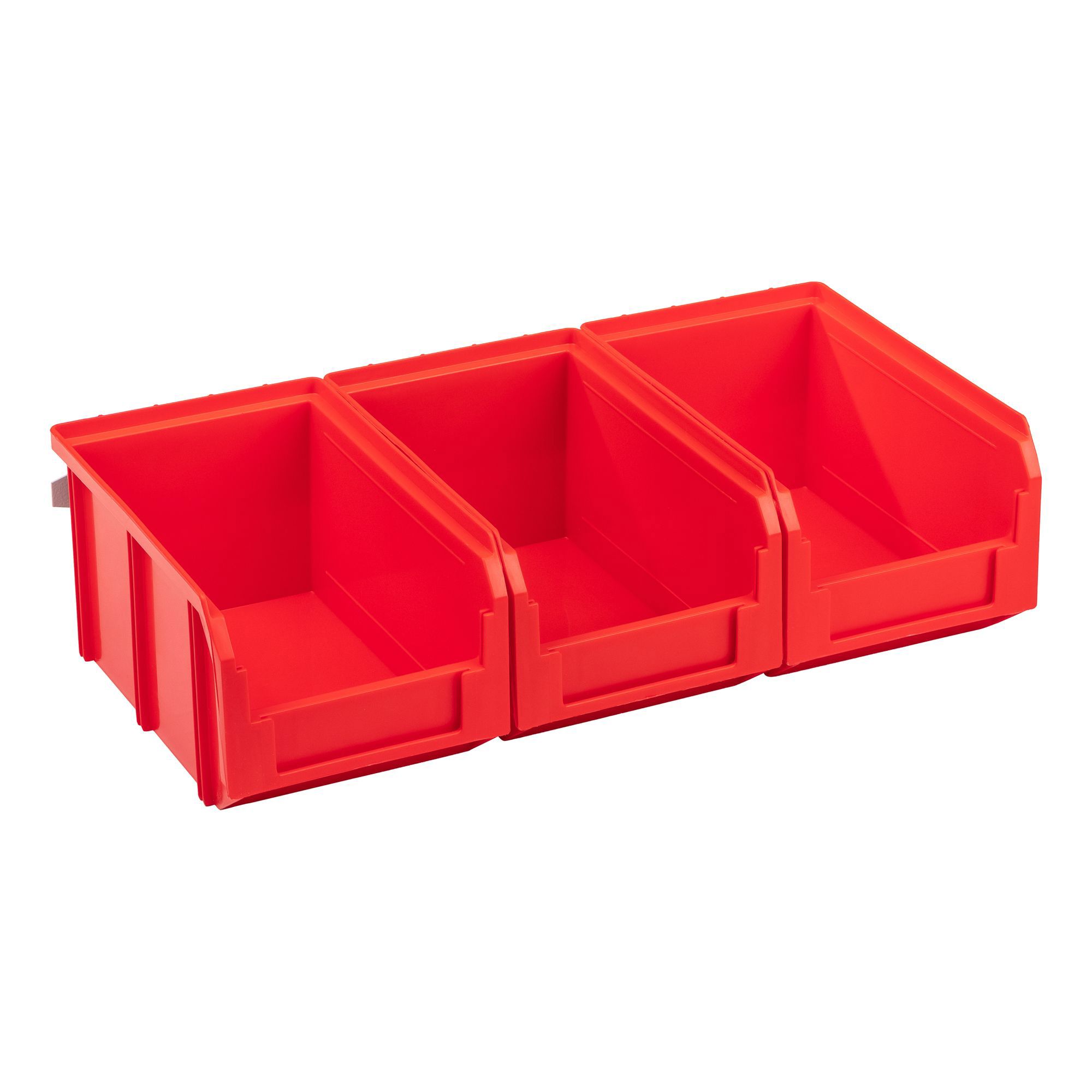 Изображение товара Органайзер 3 ячейки Стелла-Техник 44x12x25 см пластик цвет красный