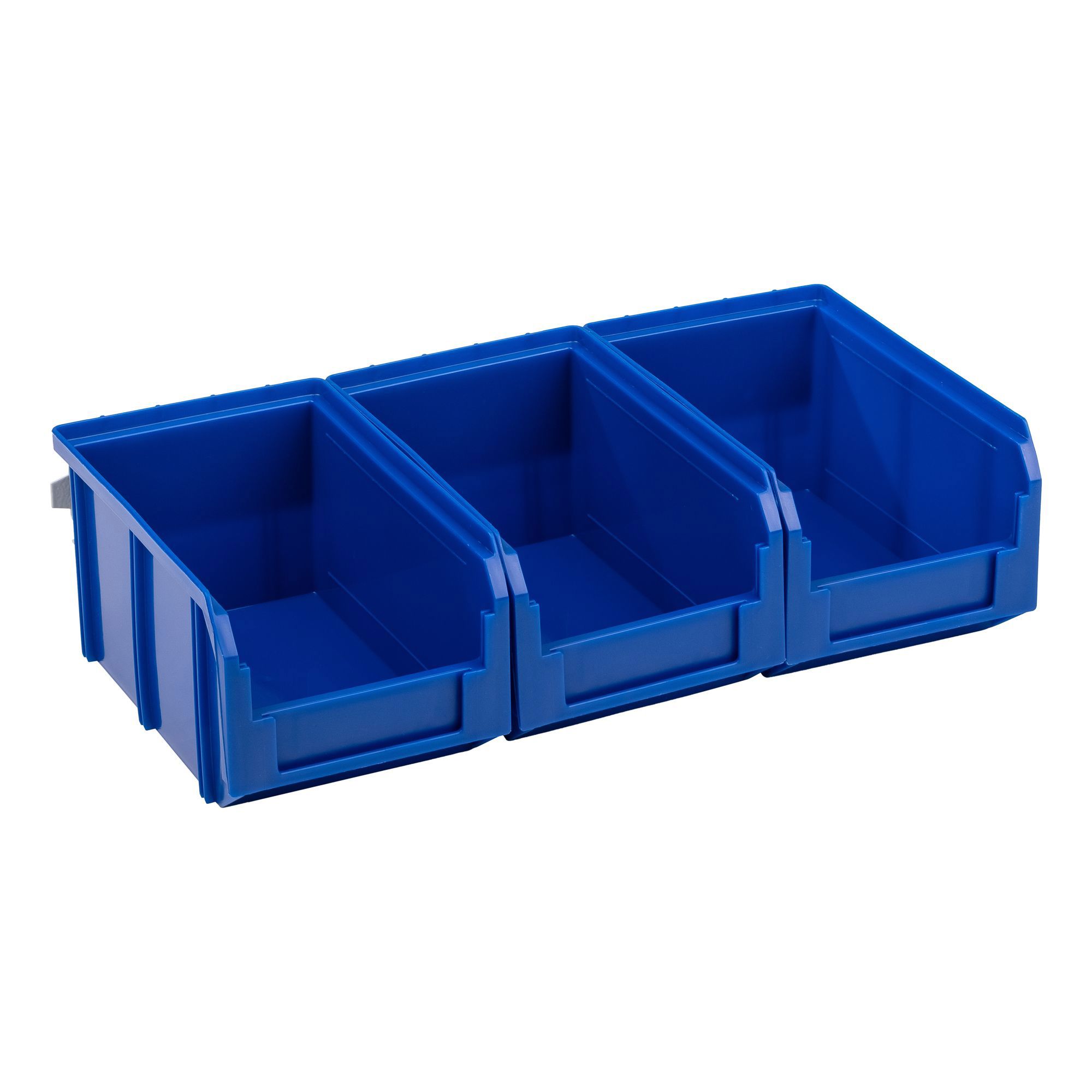 Изображение товара Органайзер настенный с 3 ячейками Стелла-Техник 44x12x25 см синий для хранения мелочей