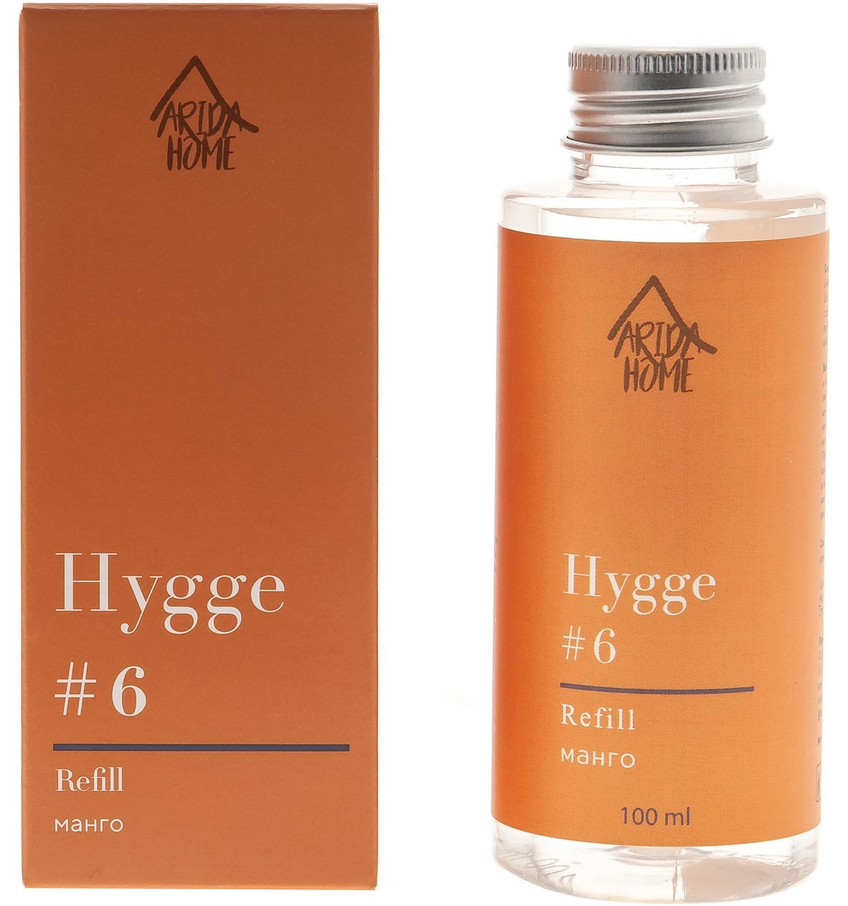 Изображение товара Наполнитель для диффузора Hygge с ароматом манго, 100 мл, бесспиртовая основа