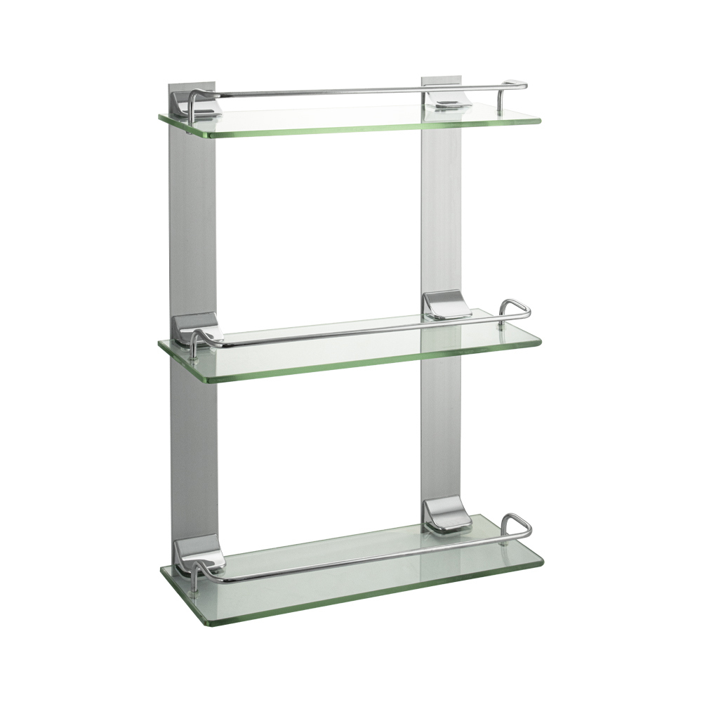 Изображение товара Полка для ванной комнаты Brimix 10203 стекло 12.5x31.5 см