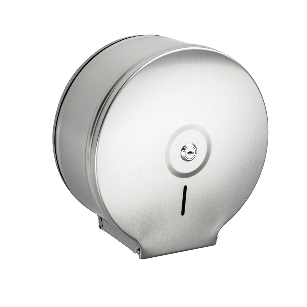 Изображение товара Диспенсер для туалетной бумаги с ключом нержавеющая матовая сталь BRIMIX 920