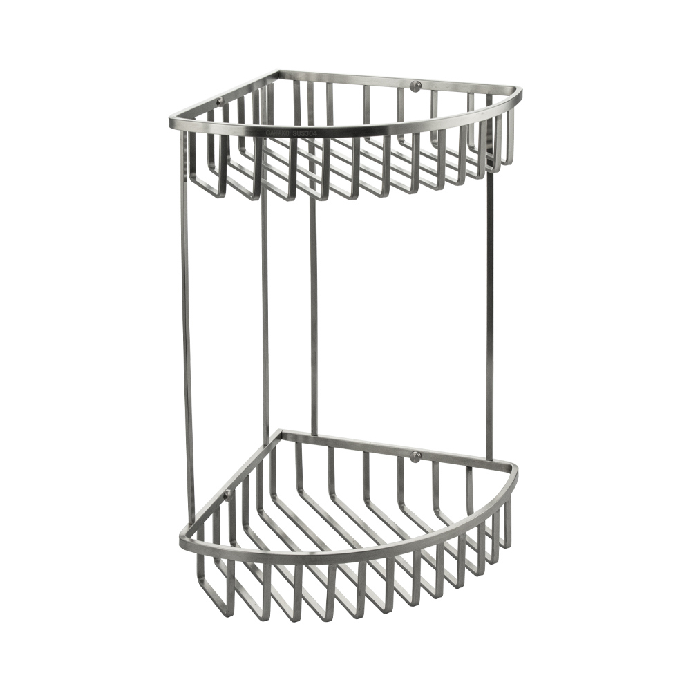 Изображение товара Полка для ванной комнаты Санакс 75054 нержавеющая сталь 20x27 см