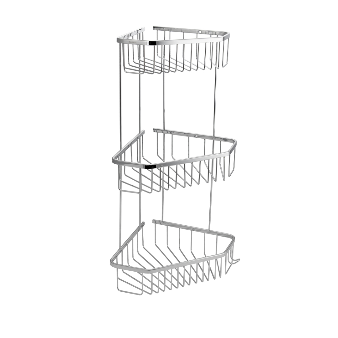 Изображение товара Полка для ванной комнаты Санакс 75046 нержавеющая сталь 25x32.5 см