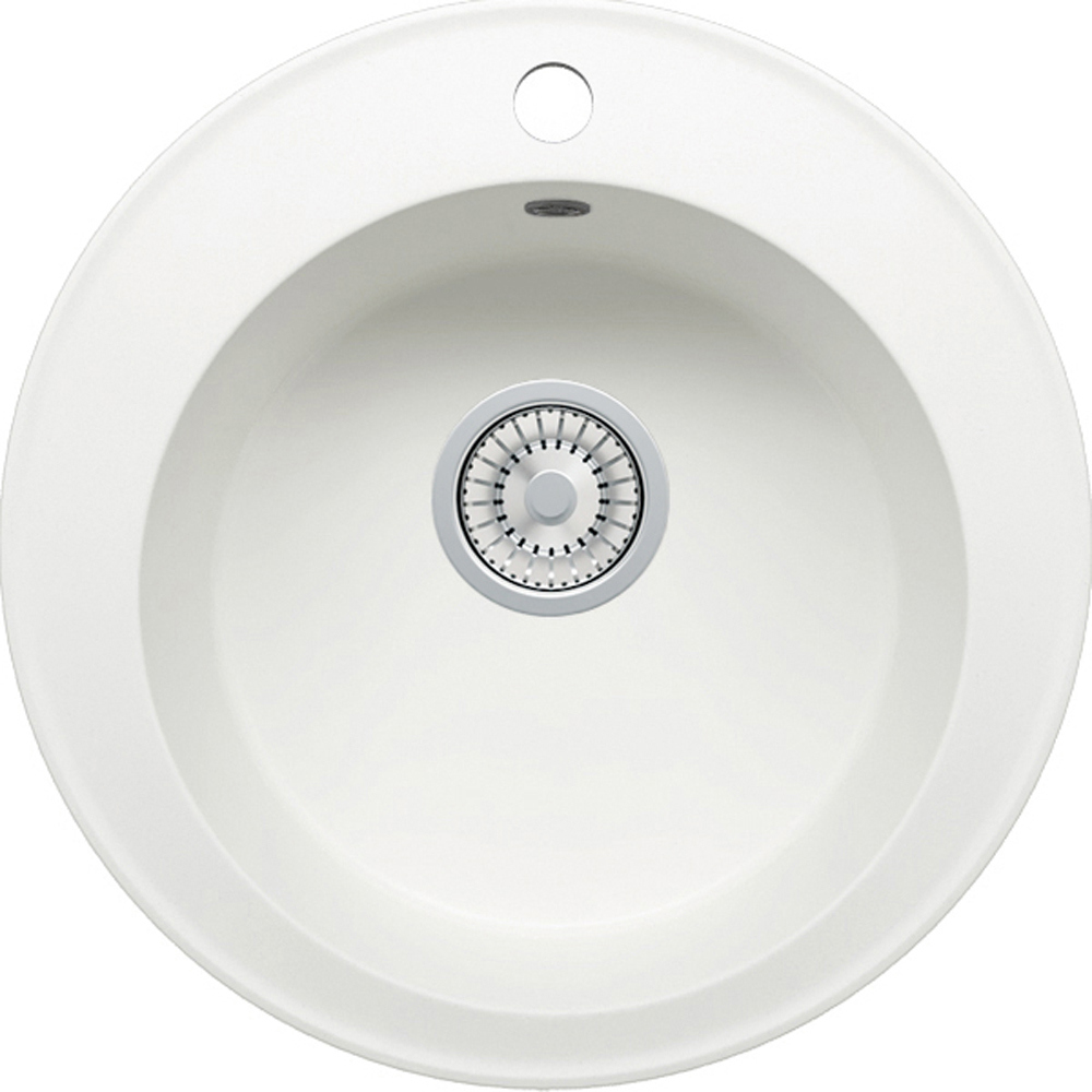 Изображение товара Врезная мойка Tolero R-108 51x51x20 см кварц цвет белый