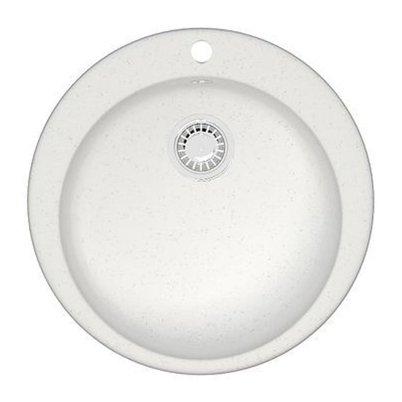 Изображение товара Врезная мойка Azario Vital 50.7x50.7x20 см искусственный камень цвет белый Изображение товара Врезная мойка Azario Vital 50.7x50.7x20 см искусственный камень цвет белый