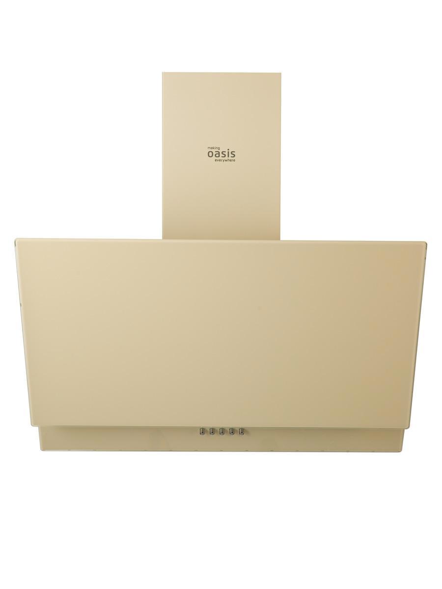 Изображение товара Настенная наклонная вытяжка Making Oasis Everywhere NC 60I бежевый 59.5 см