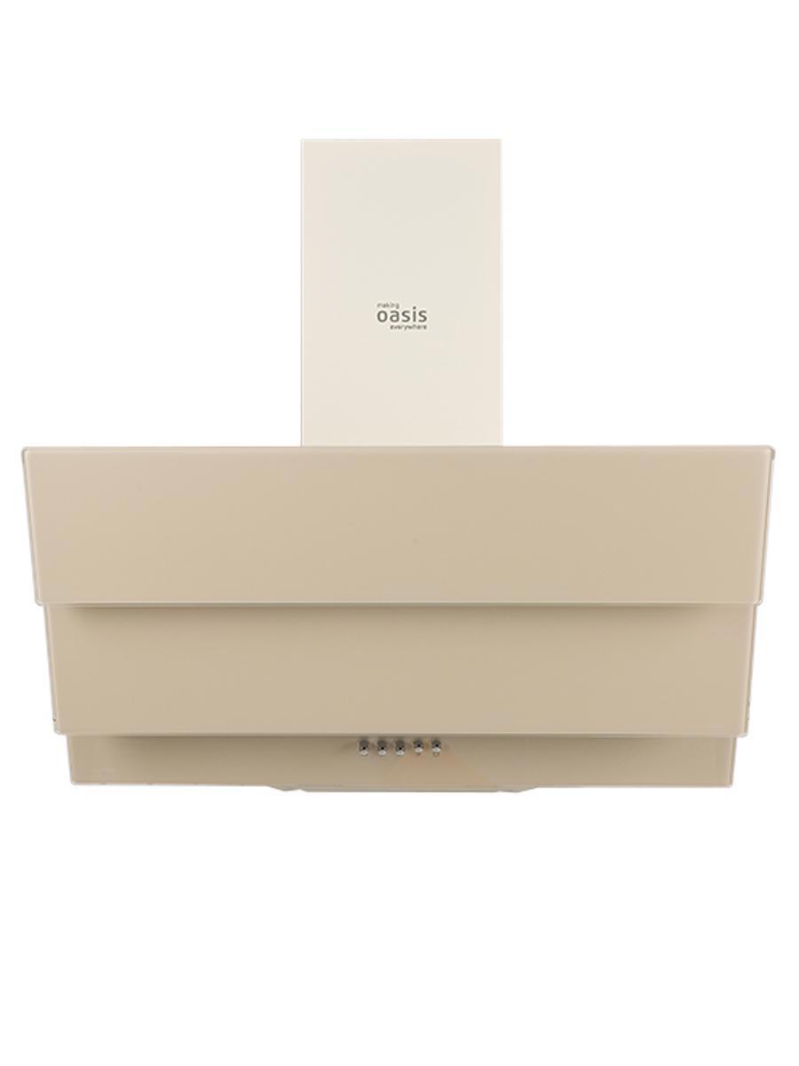 Изображение товара Настенная наклонная вытяжка MAKING OASIS EVERYWHERE NS-60I FR 59 5 см бежевый