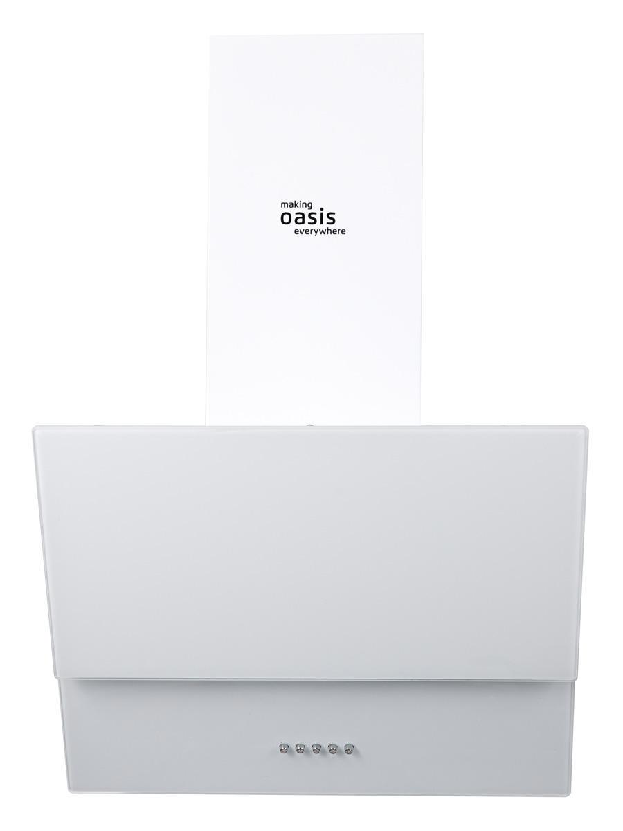 Изображение товара Настенная наклонная вытяжка making oasis everywhere NC-50W V 49.8 см белая