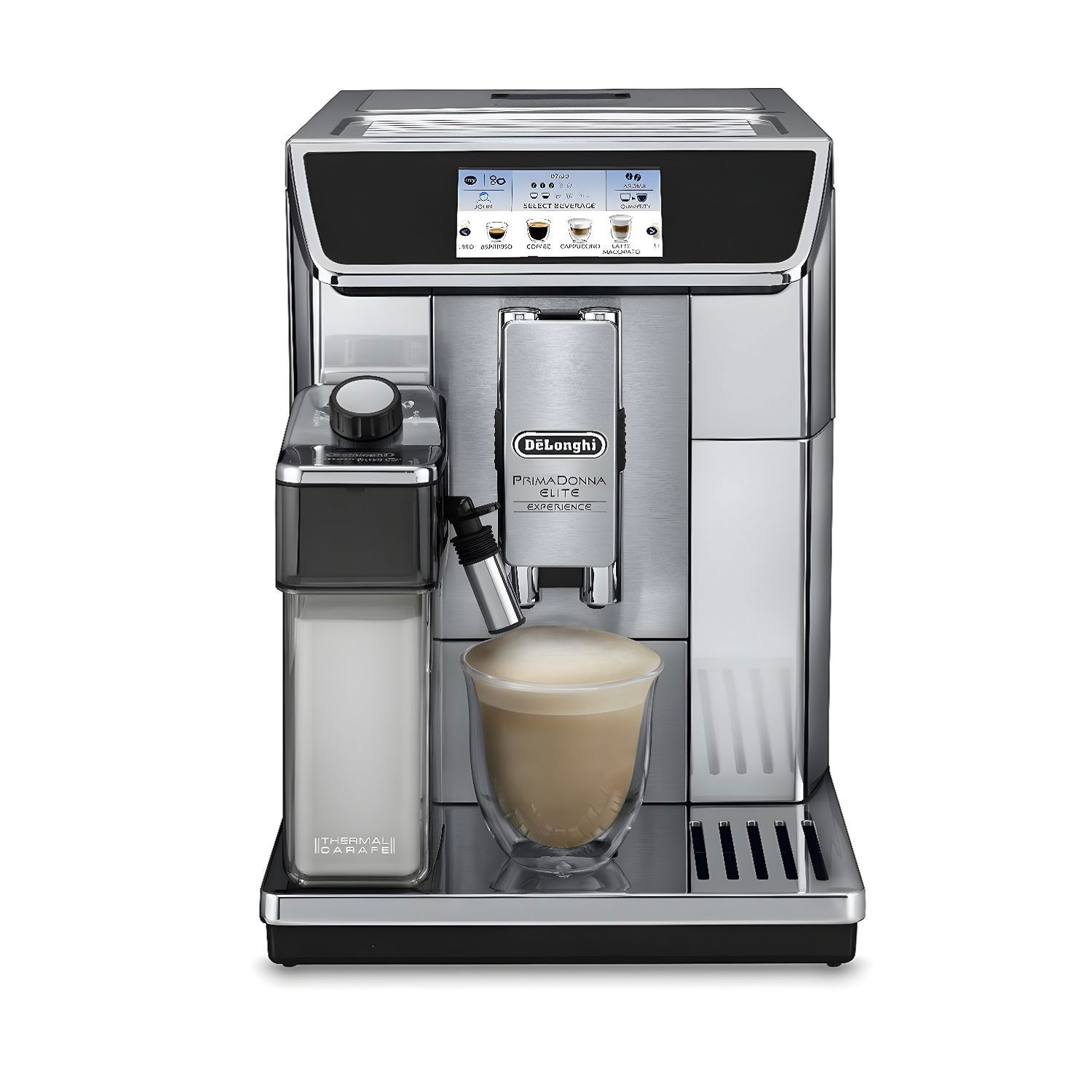 Изображение товара Электрическая кофемашина Delonghi 26x48x37.5 см цвет серый