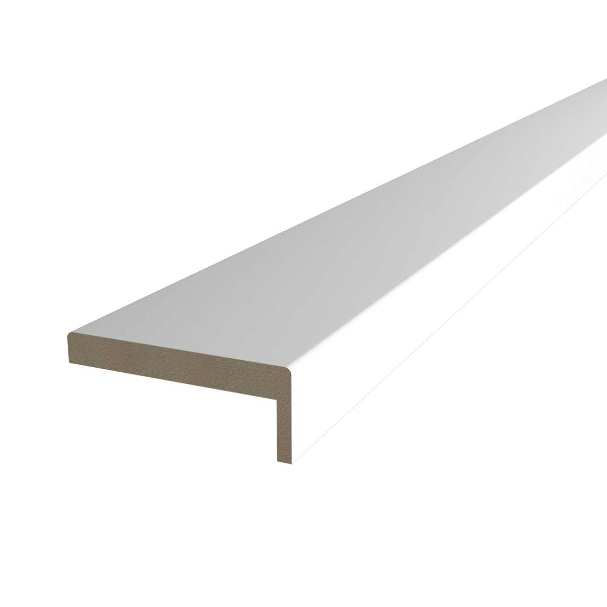Комплект наличников телескопических 2200x70x8 мм эмаль цвет белый (5 шт)