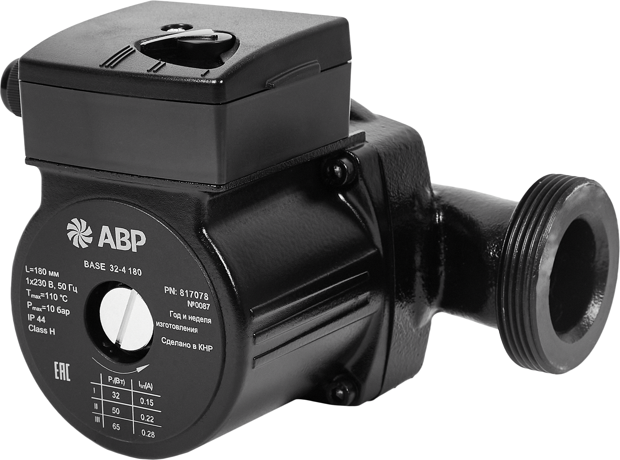 Изображение товара Циркуляционный насос ABP Base 32/4 180 мм для системы отопления, охлаждения