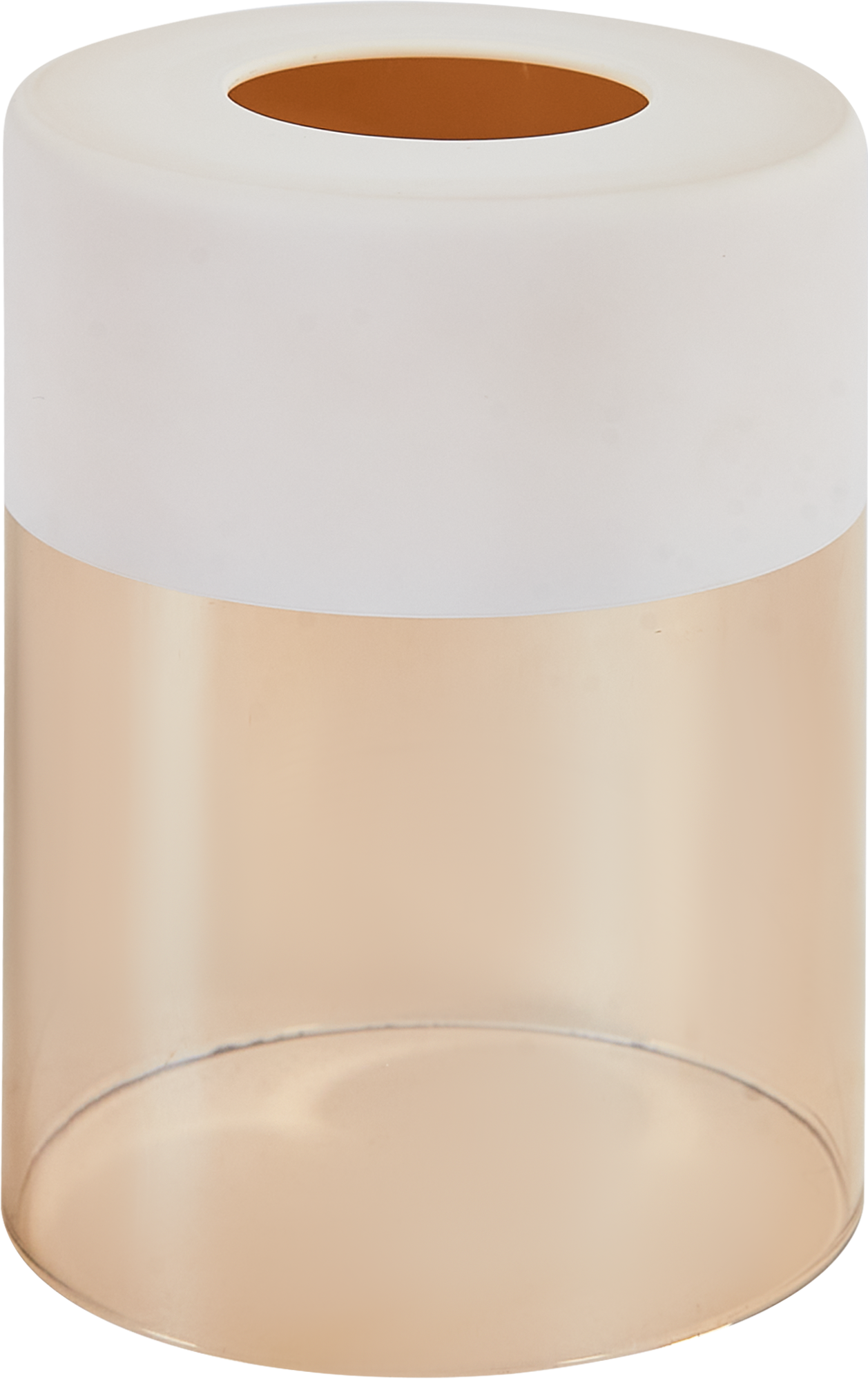 Изображение товара Плафон Inspire Amber для одной лампы E27 белый стеклянный цилиндр стиль лофт