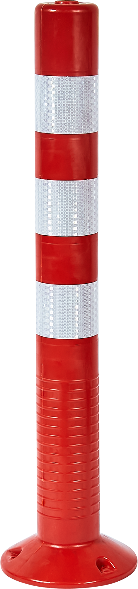 Парковочный столбик 20x75 см, красный