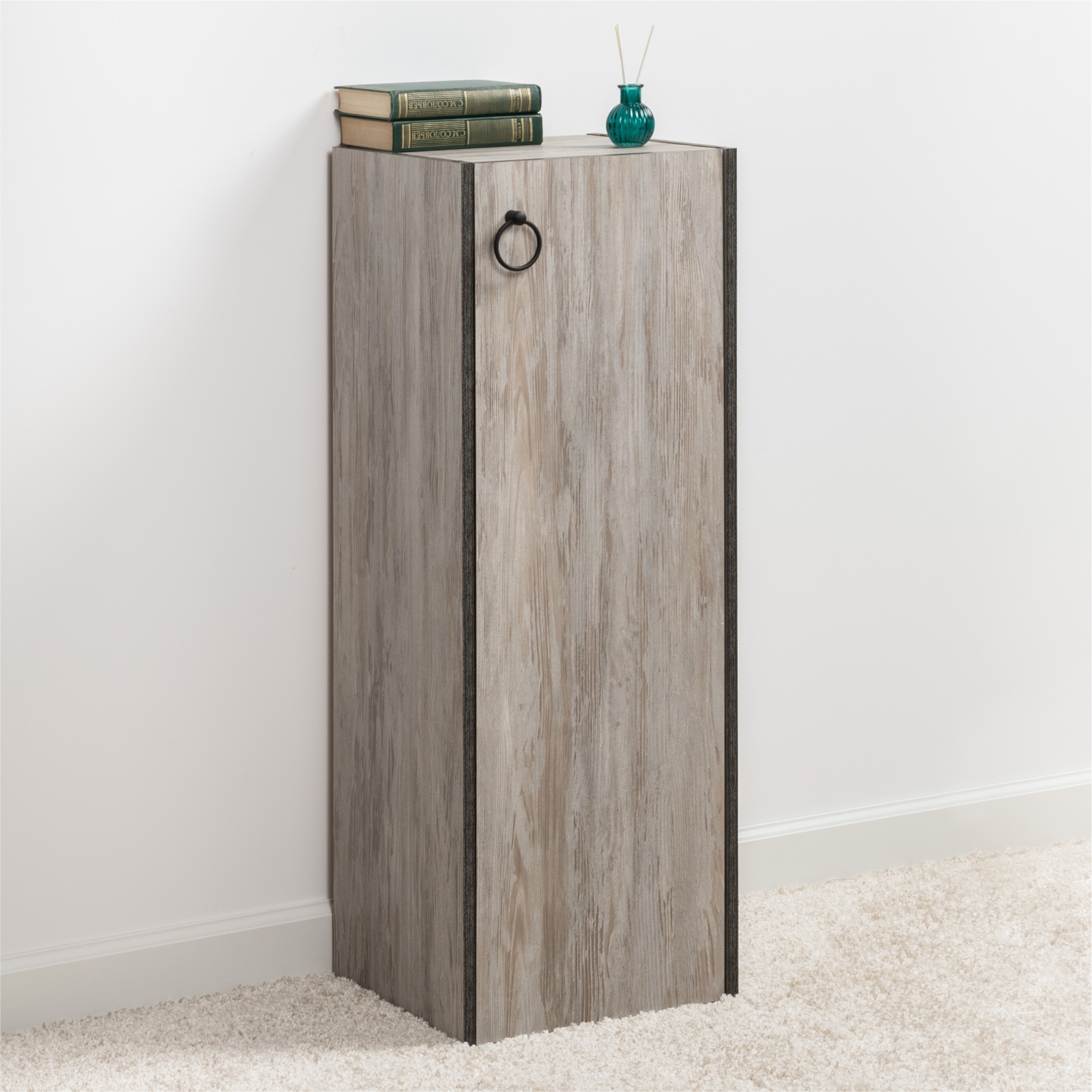 Изображение товара Шкаф распашной Моби Нордвуд 39x107.3 см Артвуд темный