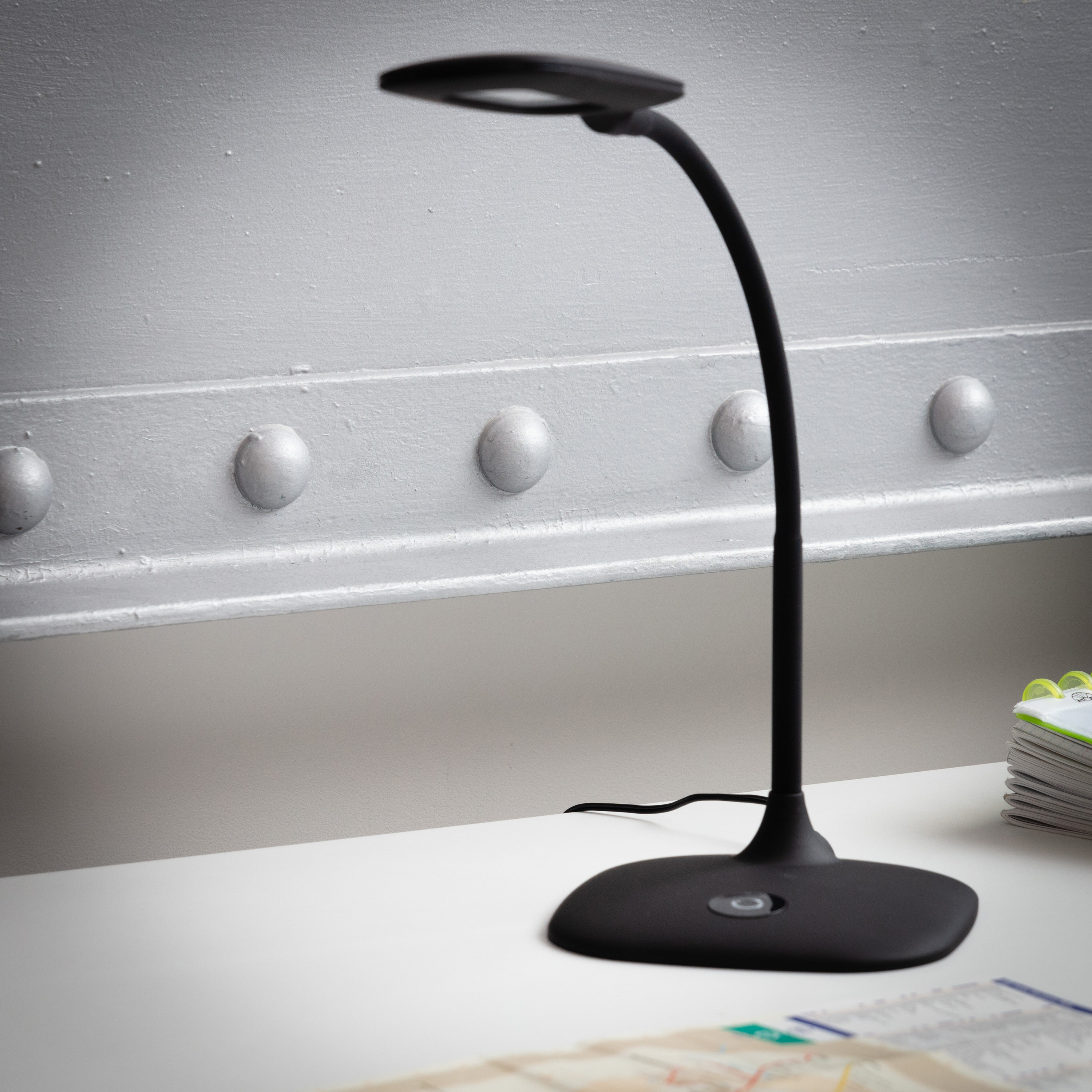 Рабочая лампа настольная светодиодная Inspire Mei цвет чёрный ️ купить ...