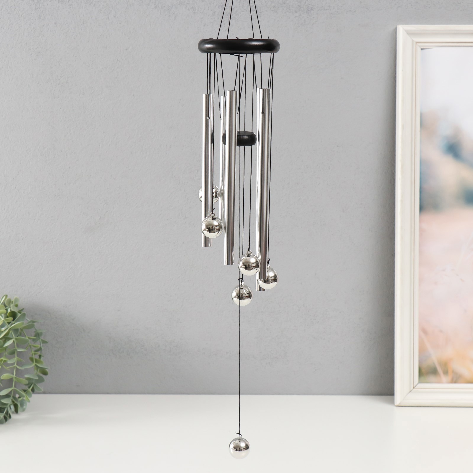 Изображение товара Музыка ветра "Шары" 5 трубок 55x9x9 см