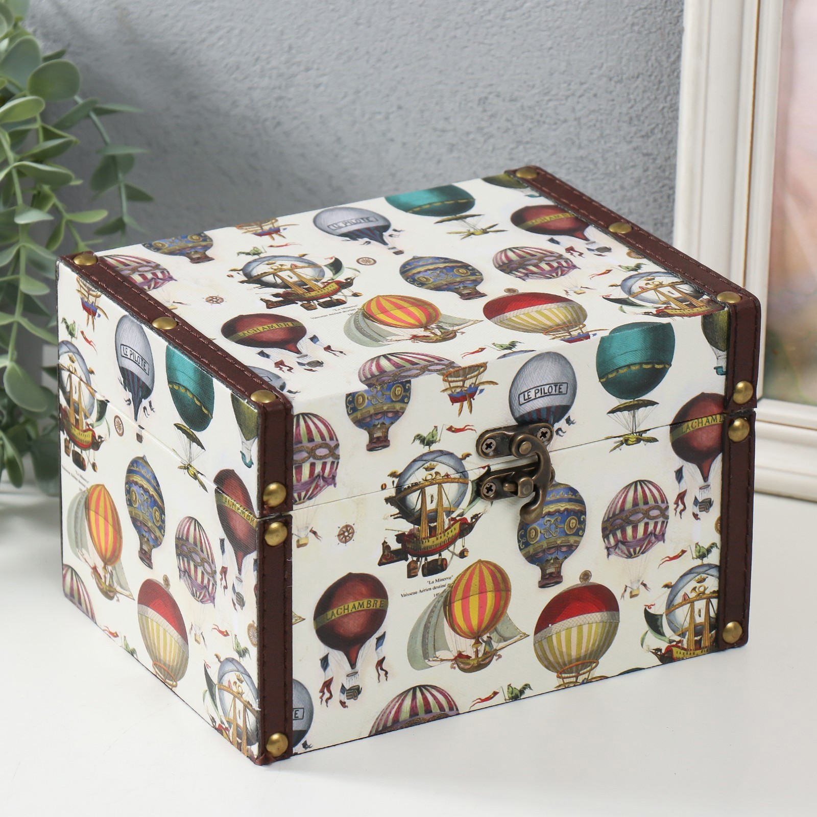 Изображение товара Шкатулка SIMALAND Фестиваль воздушных шаров 18x14x12 см