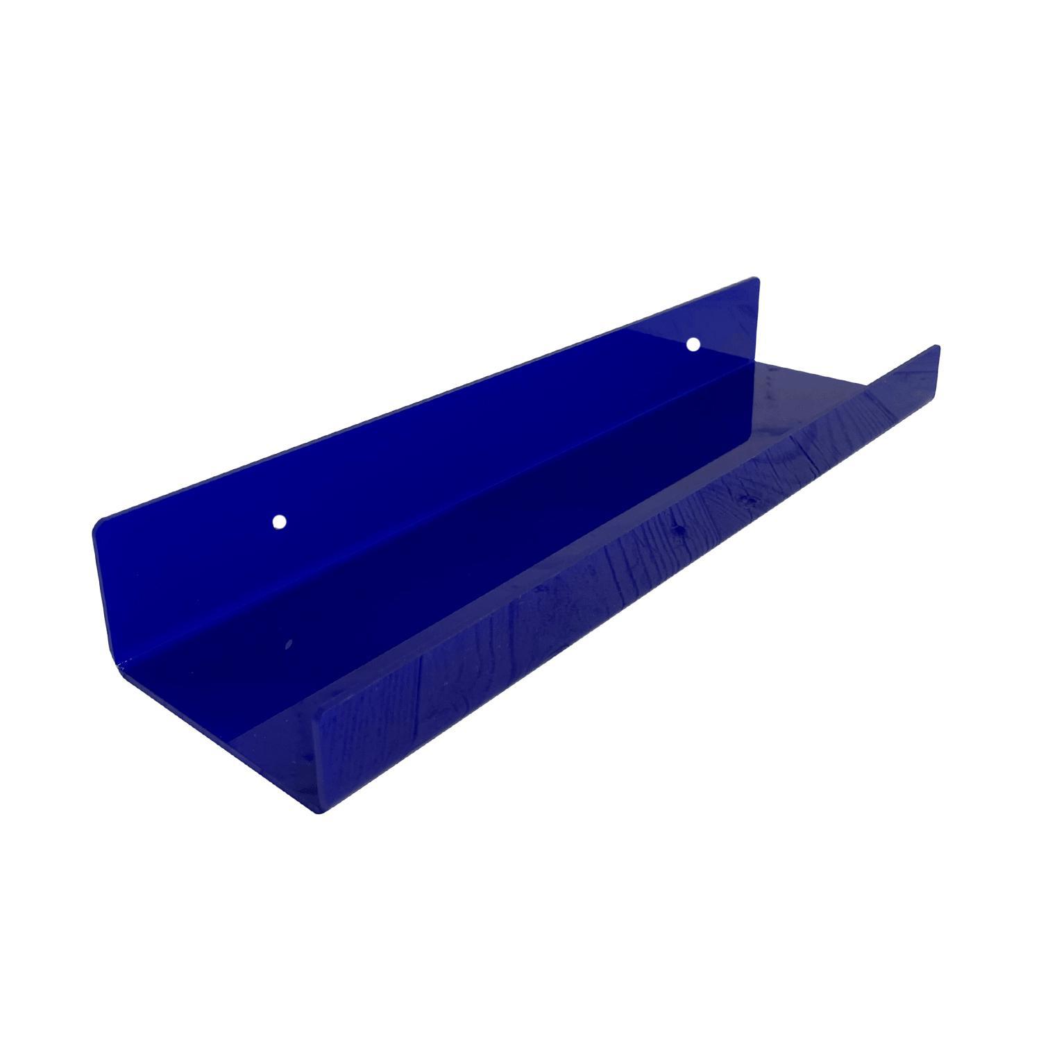 Изображение товара Настенная пластиковая полка Velar 40x10.5 см синяя для дома и ванной