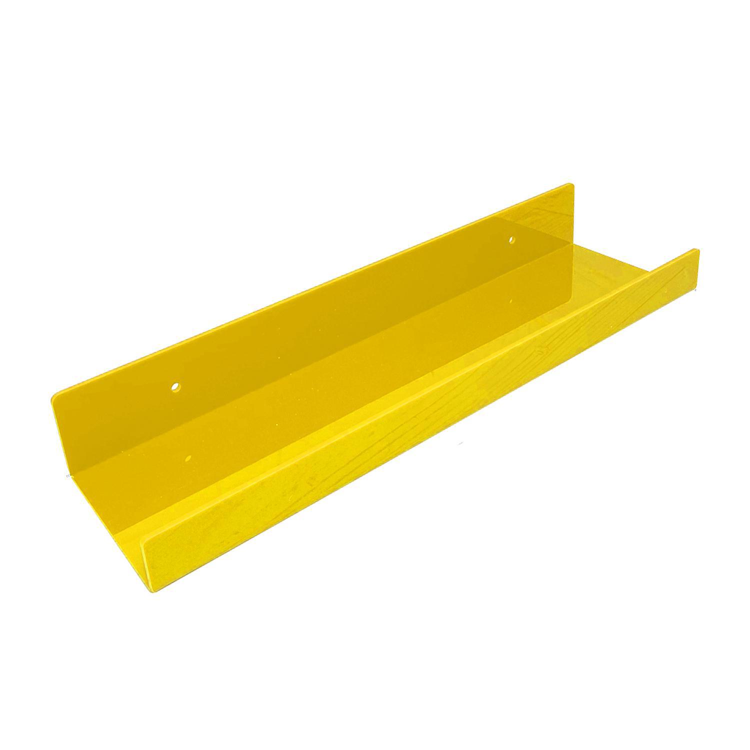 Изображение товара Настенная полка Velar 40x10.5 см желтый пластик современный дизайн