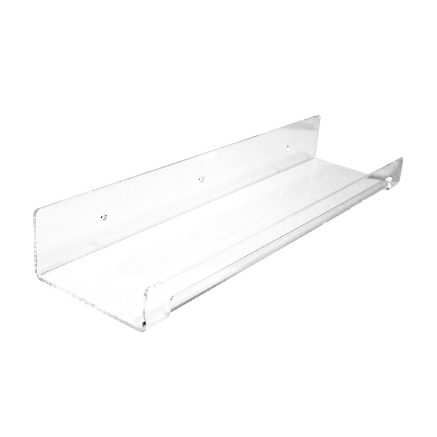 Изображение товара Настенная полка Velar 60x10 см из прозрачного пластика