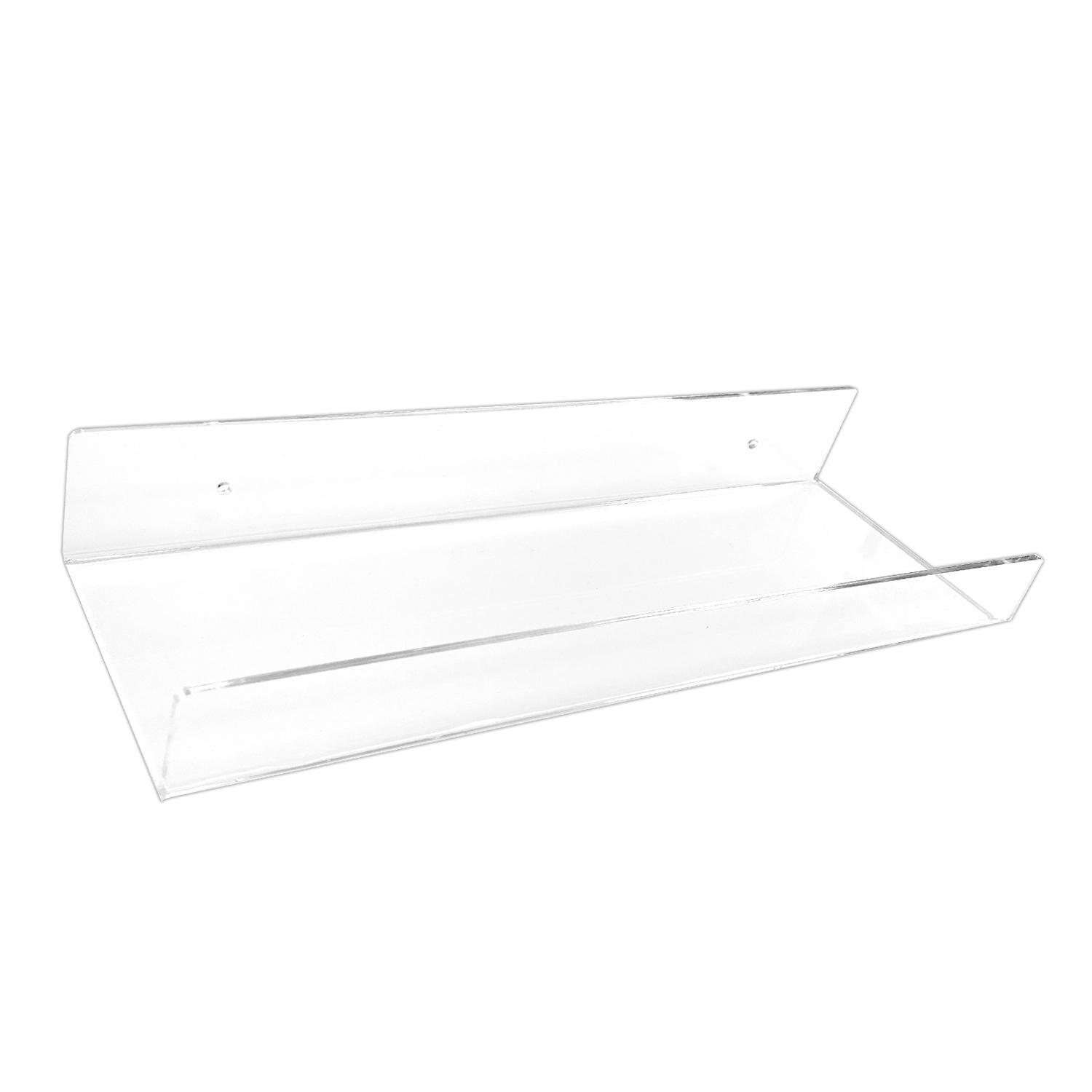 Изображение товара Настенная полка Velar 30x10 см пластик цвет прозрачный