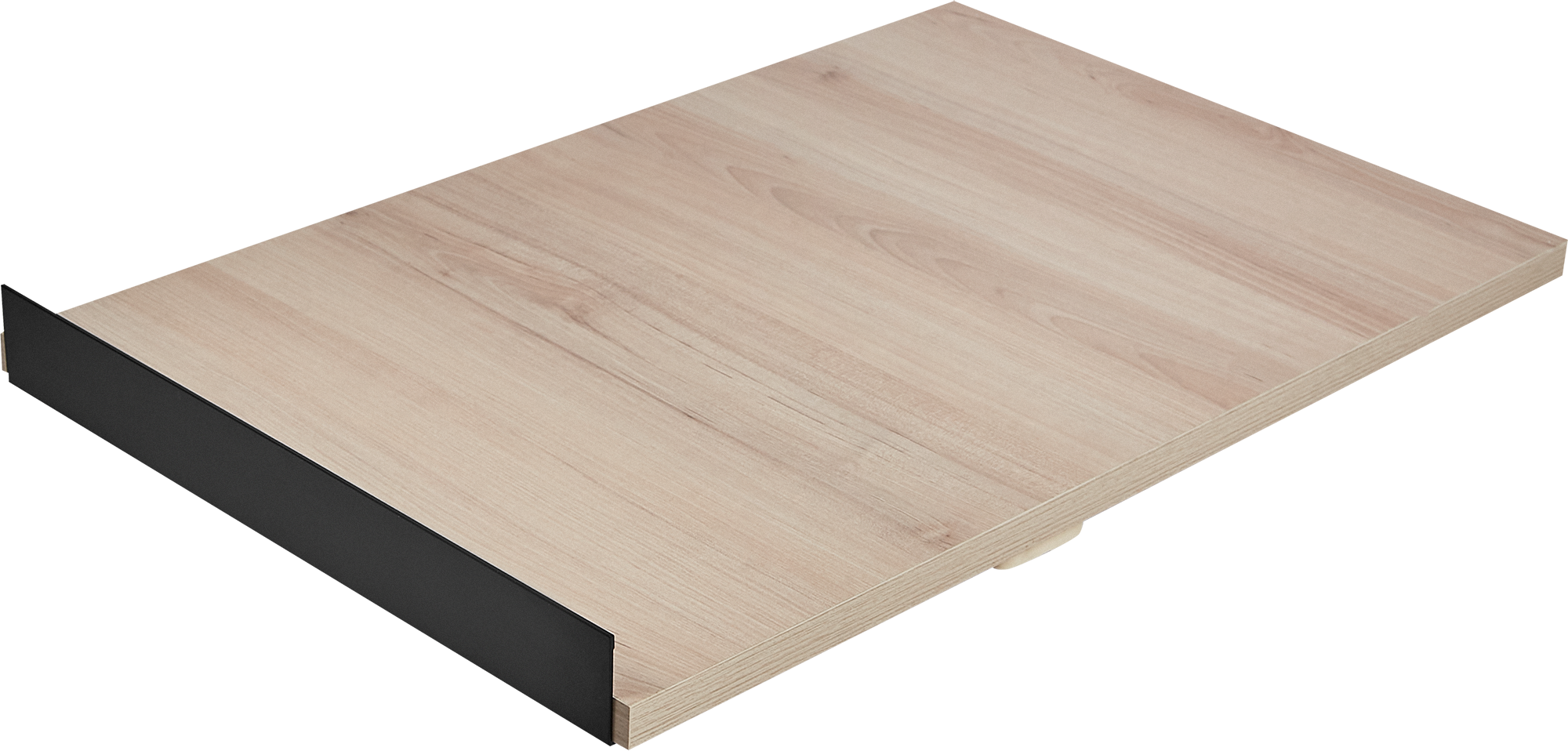 Изображение товара Полка наклонная с ручкой для шкафа Лион 76.7x41 см ЛДСП цвет дуб комано 2 шт