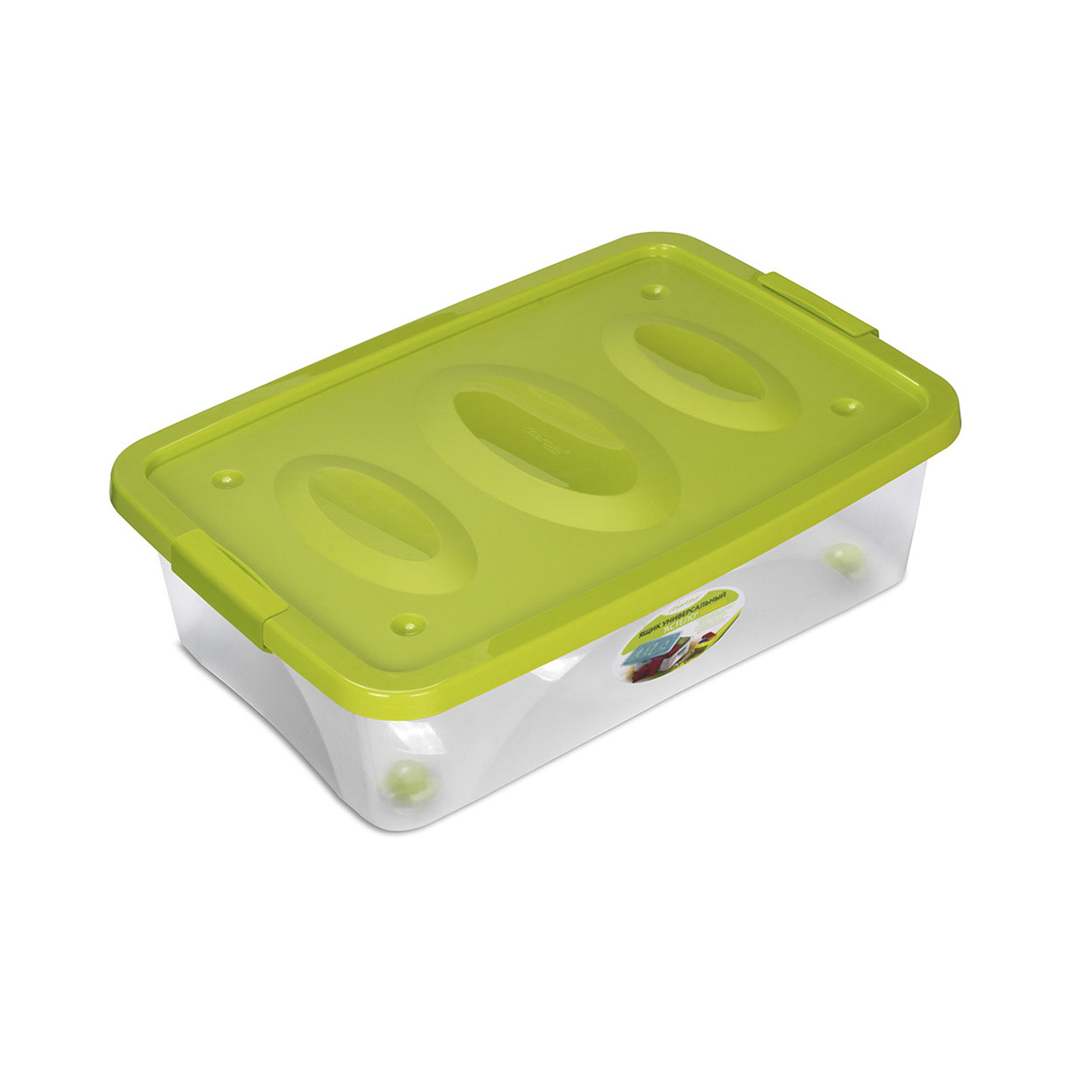 Изображение товара Ящик Martika 239379 60x40x18 см полипропилен цвет оливковый