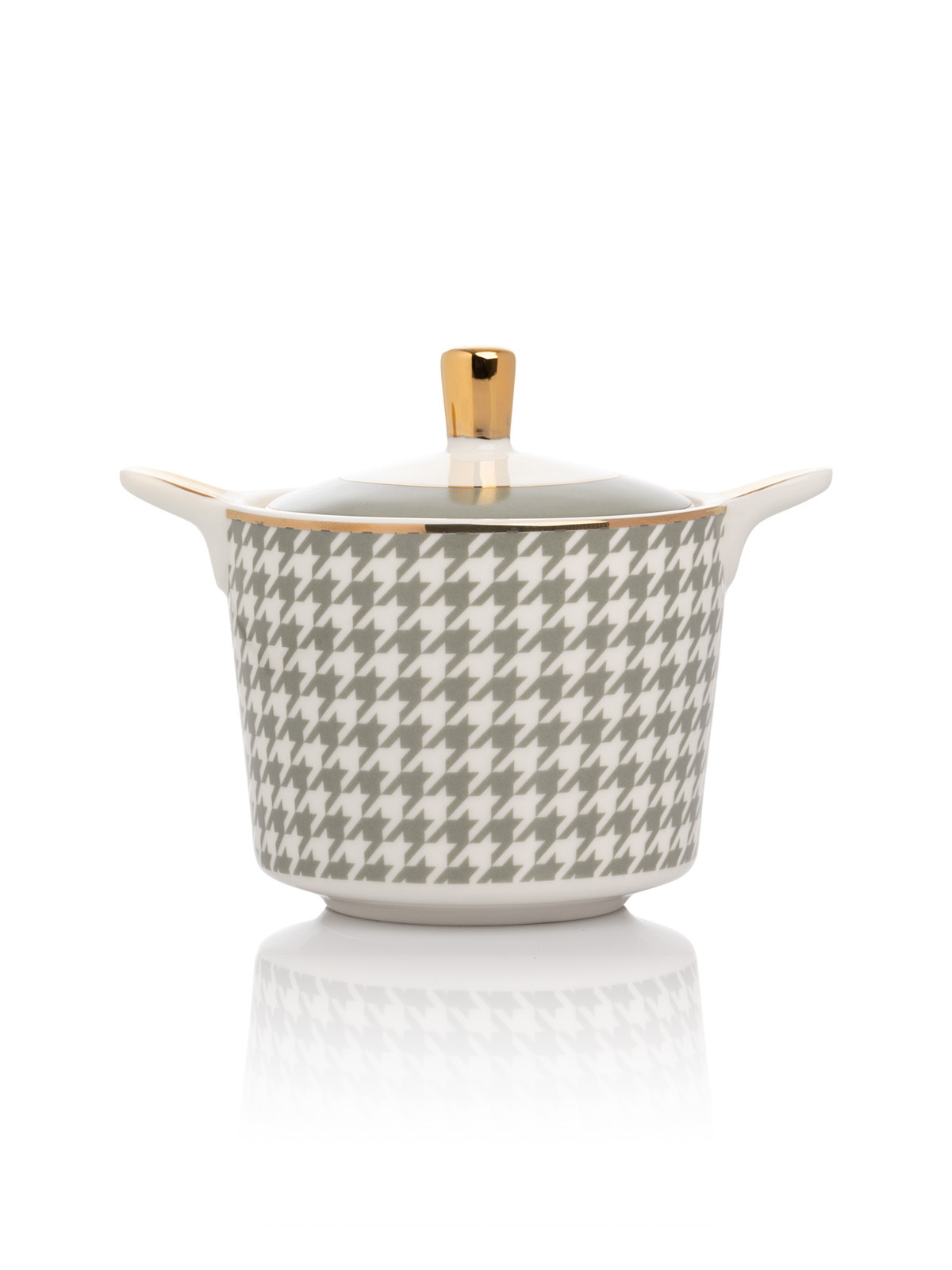 Изображение товара Сахарница Deнастия CE00458 фарфор цвет серо-зеленый