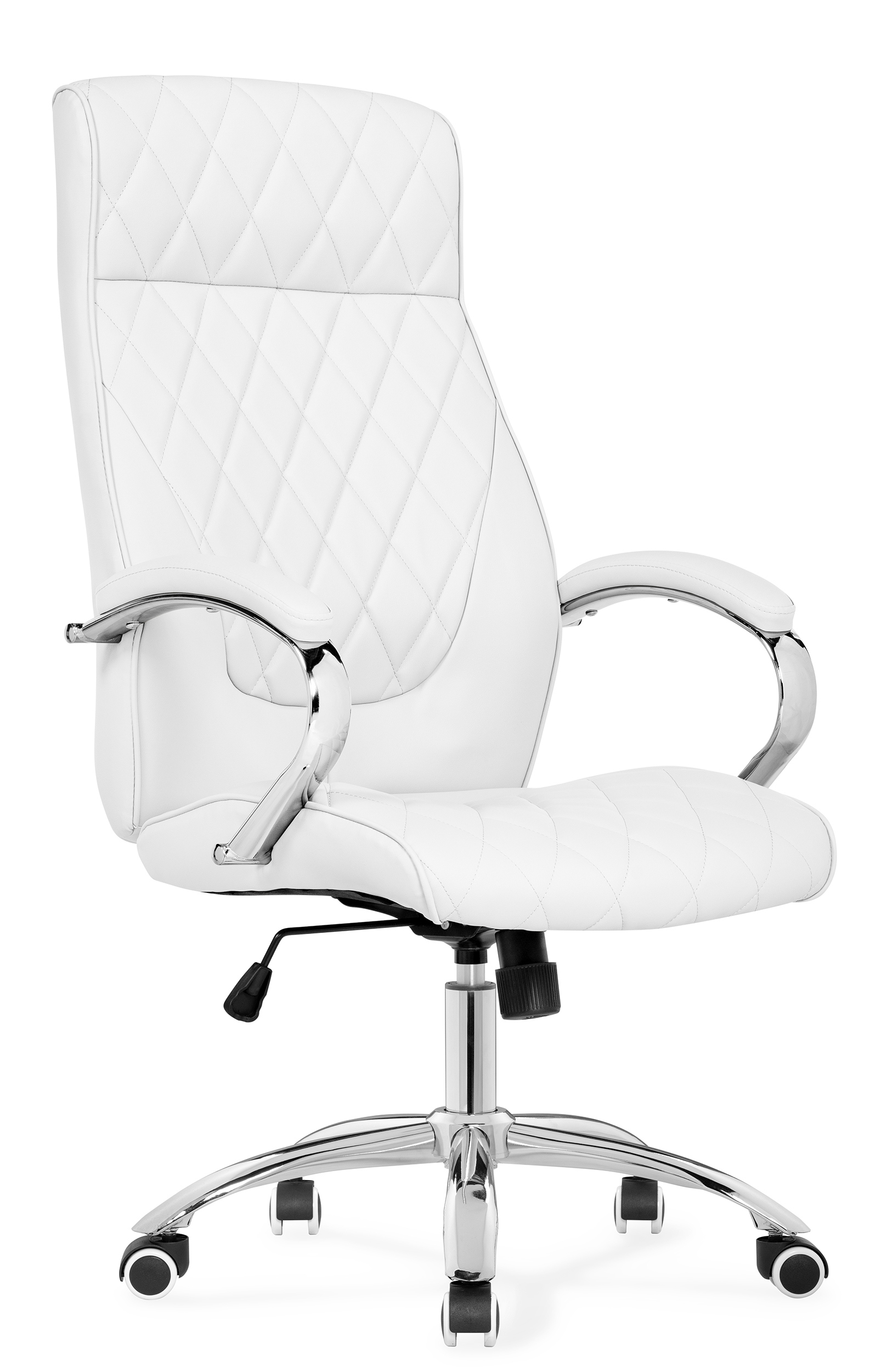 Изображение товара Офисное кресло Woodville Monte искусственная кожа цвет белый