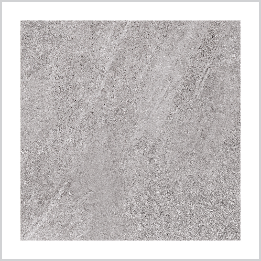 Изображение товара Глазурованный керамогранит Ceramente Stellare Quartzite Pro 60x60 см серый