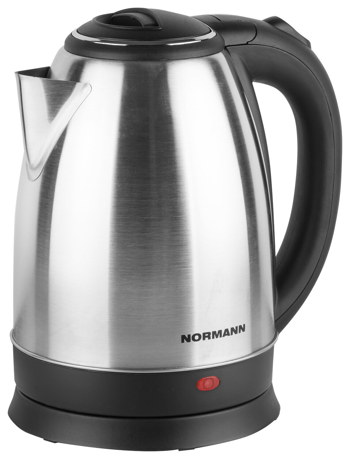 Изображение товара Электрический чайник Normann AKL-134 2 л пластик черный серебристый