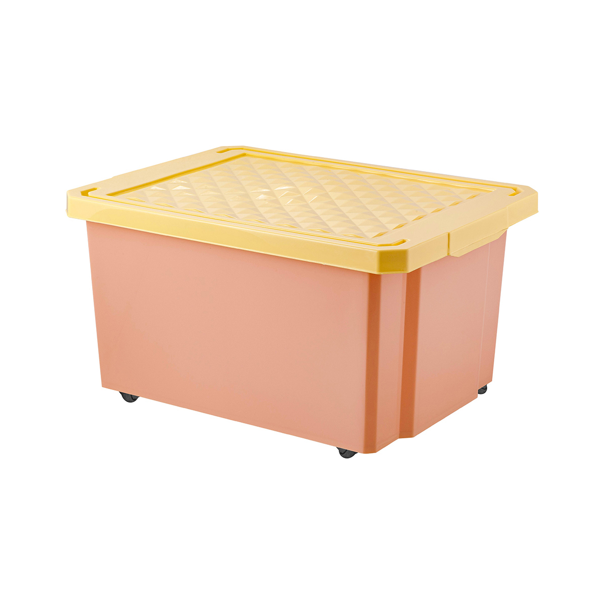 Изображение товара Ящик для личных вещей Lalababy 40.5x33x61 см полипропилен цвет персиковая карамель