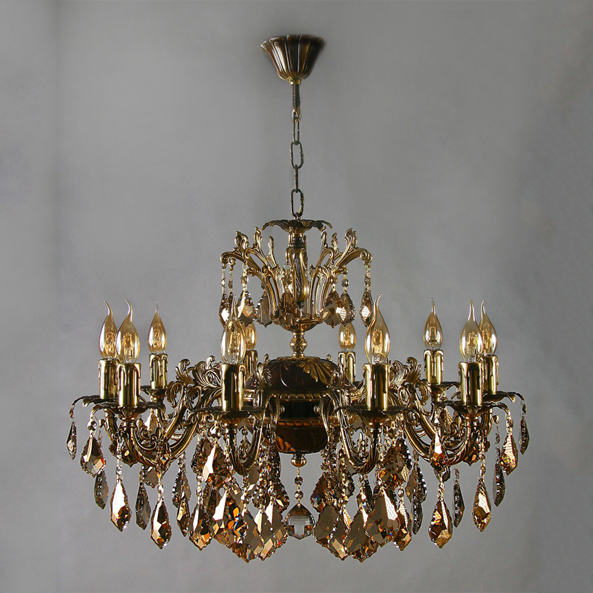 Изображение товара Люстра подвесная Mantra 2118-10 PB Honey Leaf для гостиной