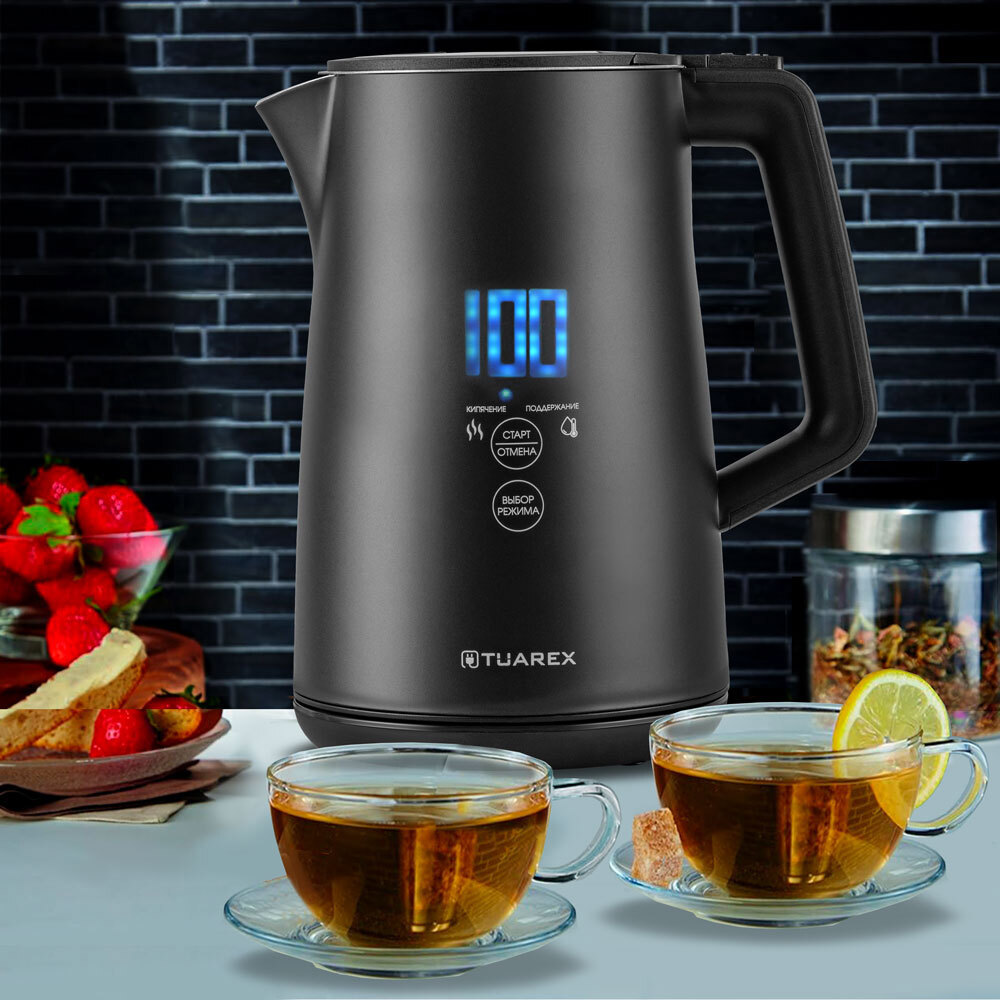 Изображение товара Электрический чайник Tuarex TK-8005 1.7 л, сенсорное управление, двойные стенки