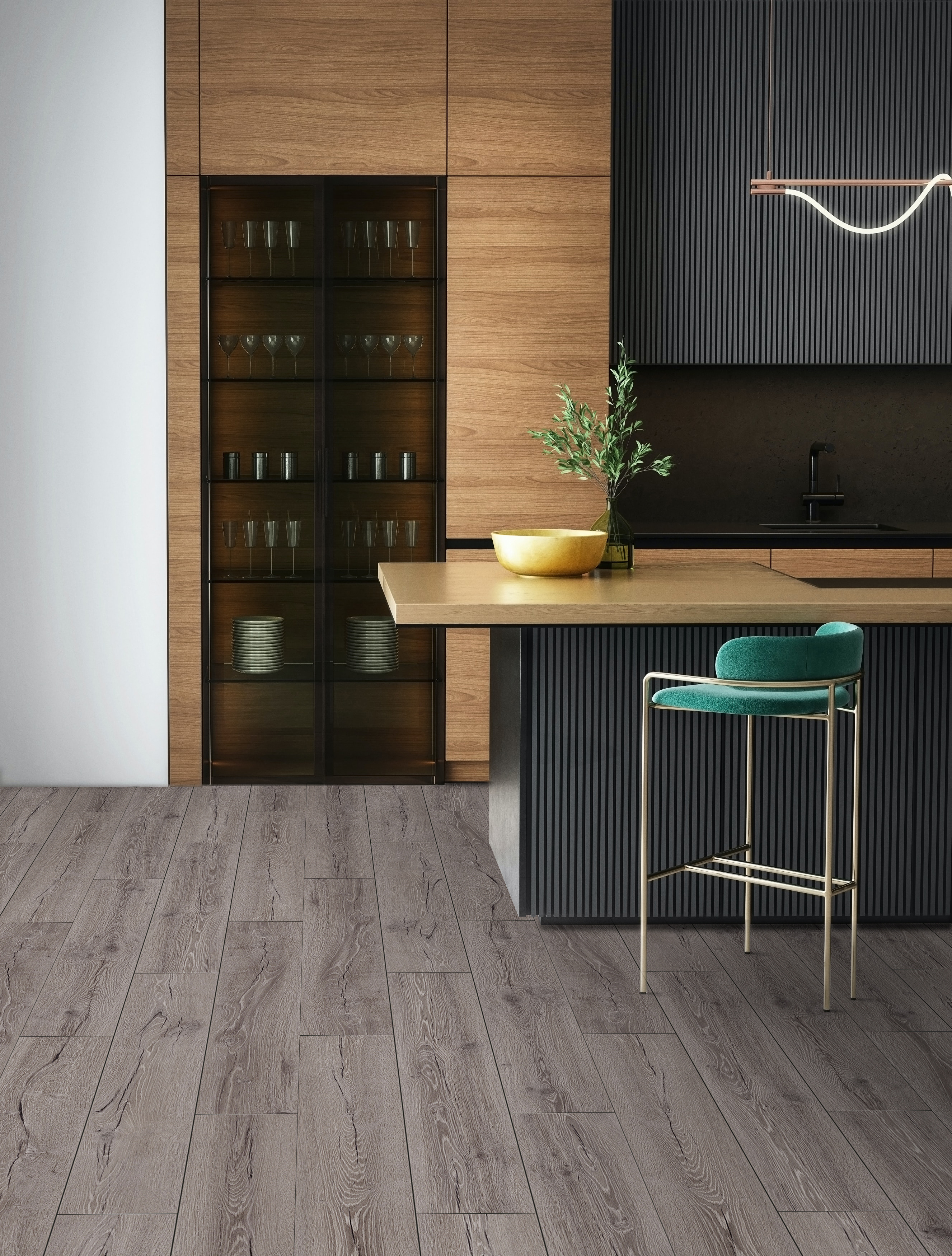 Изображение товара Ламинат Yildiz Stilo Paris 33 класс 8 мм с фаской 19.3x120.4 см, 2.32 м²