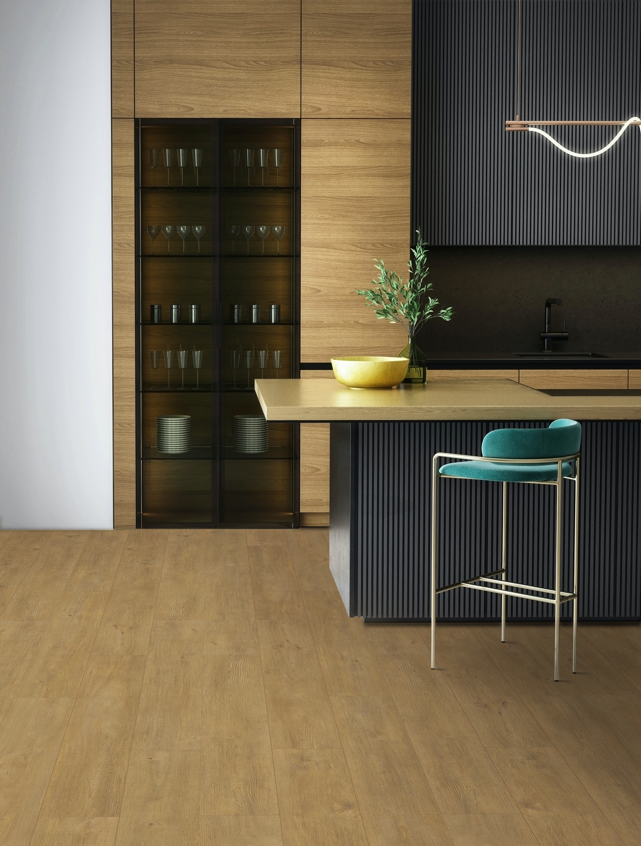 Изображение товара Ламинат YILDIZ Vista Fado 33 класс 8 мм с фаской 2.32 м², Турция, устойчив к износу и теплому полу