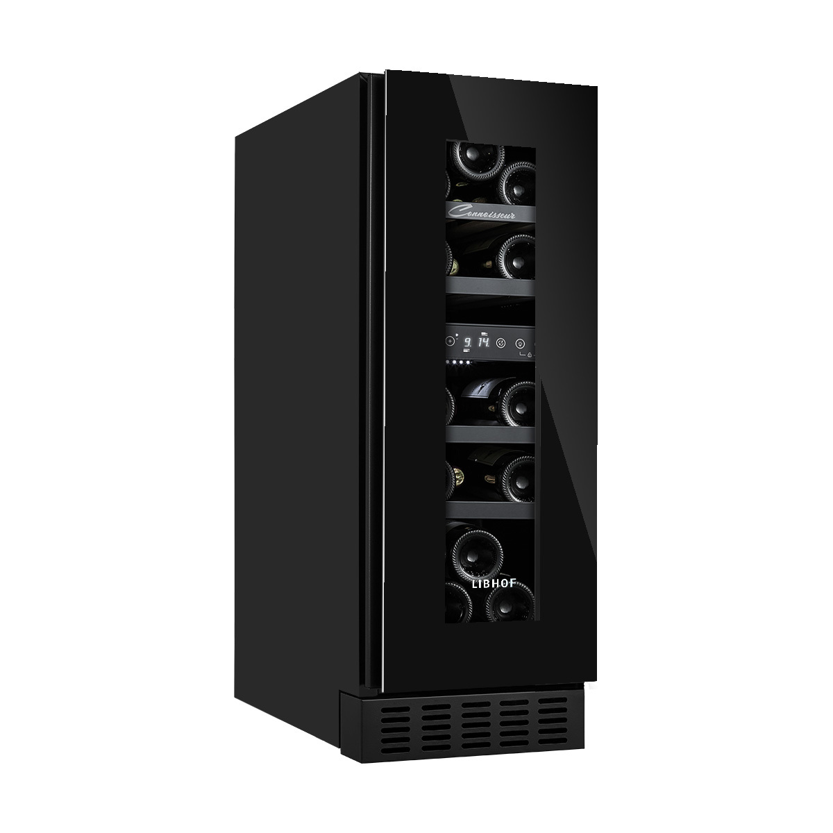 Изображение товара Винный шкаф Libhof Connoisseur CFD-17 встраиваемый черный 17 бутылок