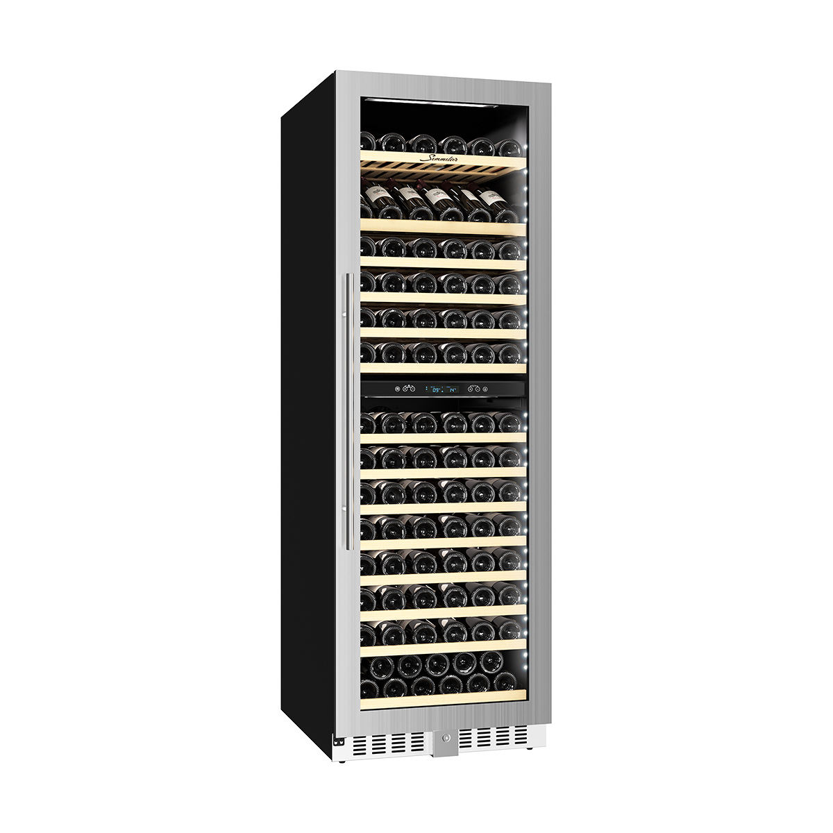 Изображение товара Винный шкаф Libhof SMD-165 серебристый встраиваемый для 165 бутылок