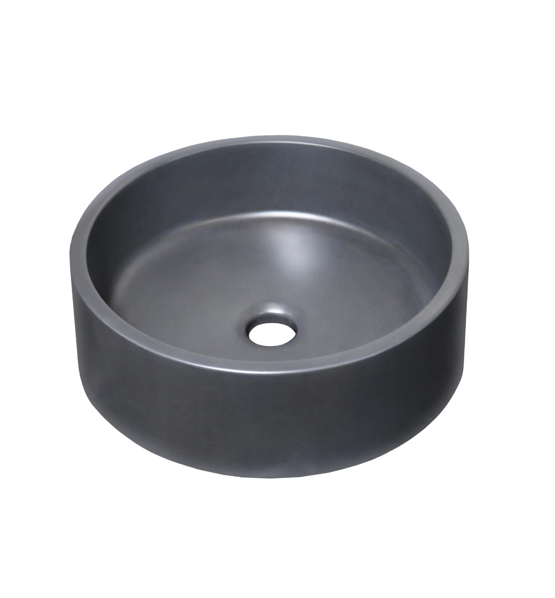 Изображение товара Раковина Round накладная 36x36 см цвет черный матовый