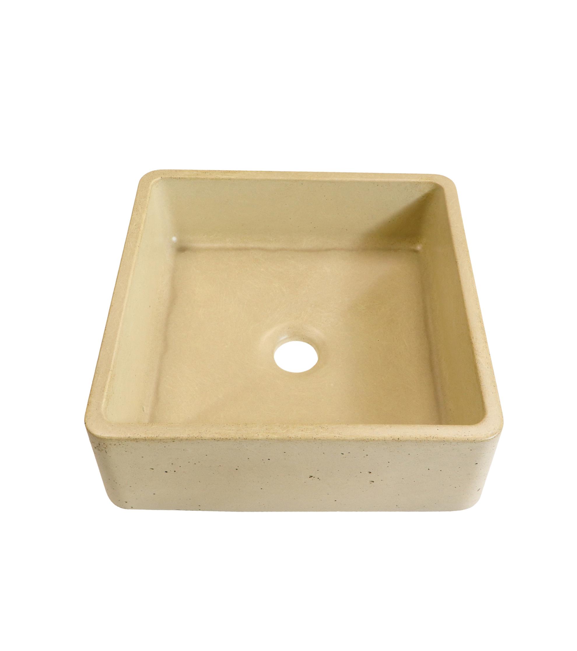 Изображение товара Раковина Square накладная 36x36 см цвет бежевый матовый