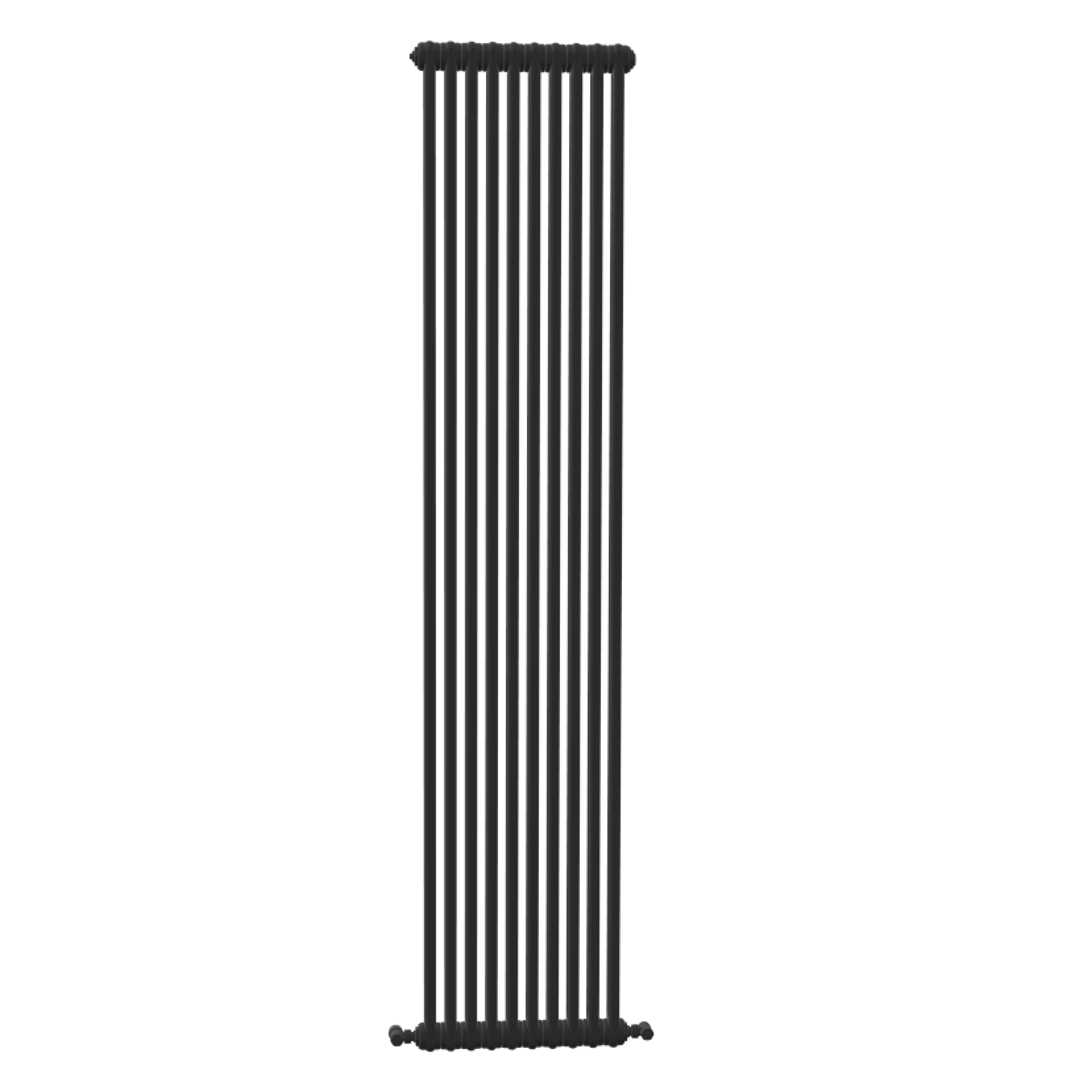 Изображение товара Радиатор трубчатый Guardo Pilon Aqua 3T-1800 4 BK 3/4 черный матовый сталь