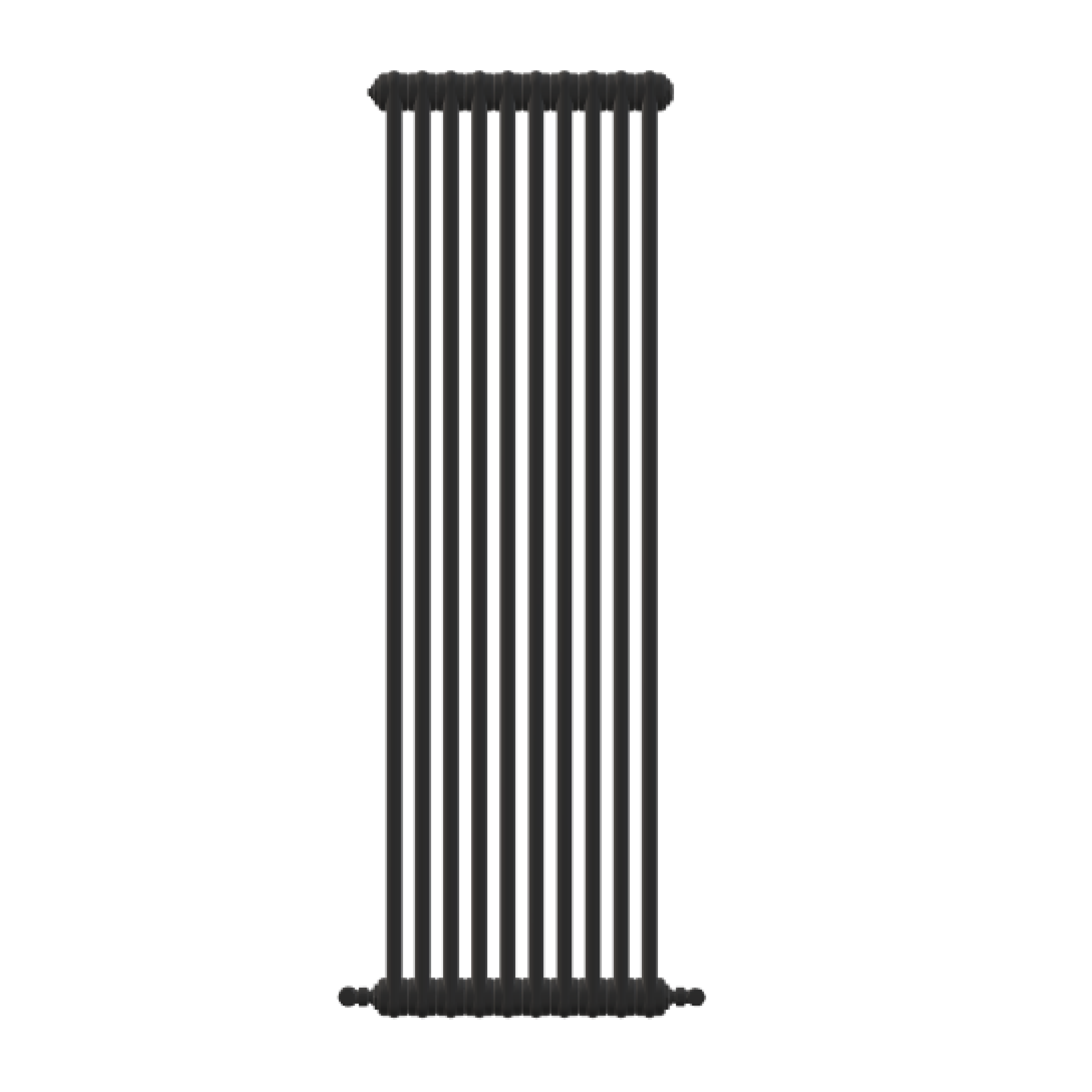 Изображение товара Радиатор трубчатый Guardo Pilon Aqua 2T-1800 12 секций черный матовый для водяного отопления