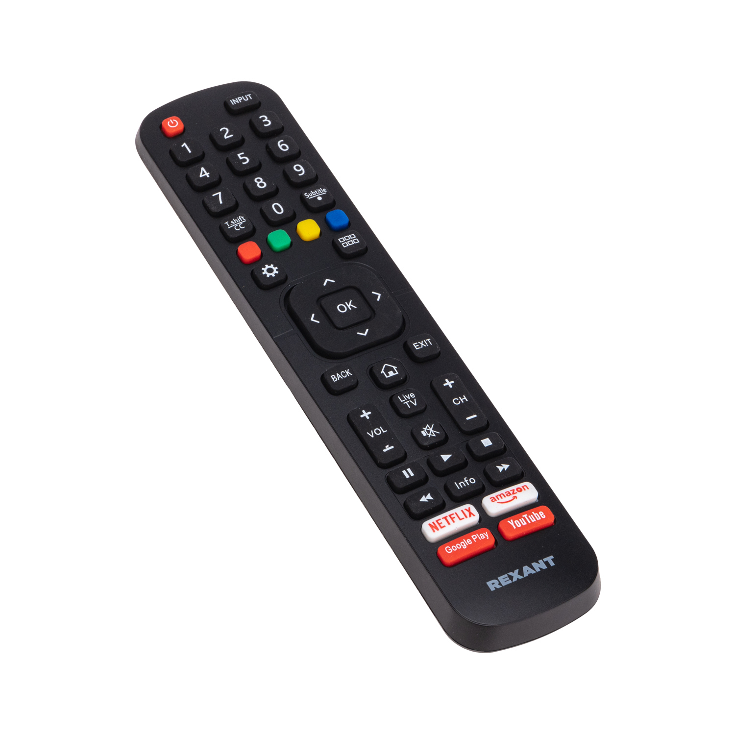 Изображение товара Универсальный инфракрасный пульт Rexant для телевизора Hisense, черный