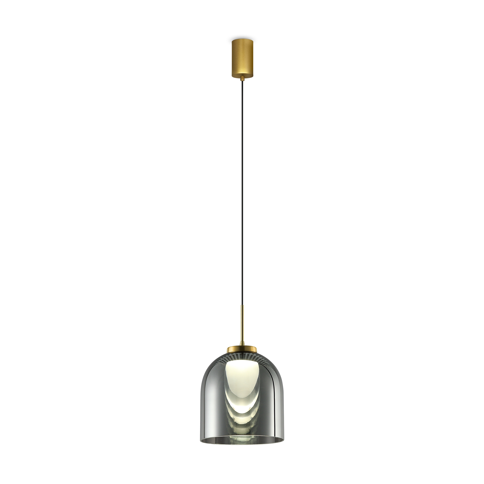 Изображение товара Светильник подвесной светодиодный Freya Fr5399pl-l4bs1 3 м² теплый белый (желтый) свет цвет жёлтый/золотой