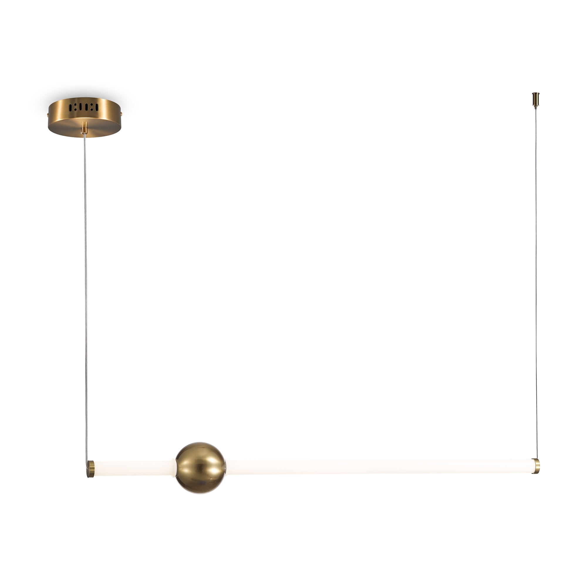 Изображение товара Светильник подвесной светодиодный Freya Fr5387pl-l14.5bs1 9 м² теплый белый (желтый) свет цвет жёлтый/золотой