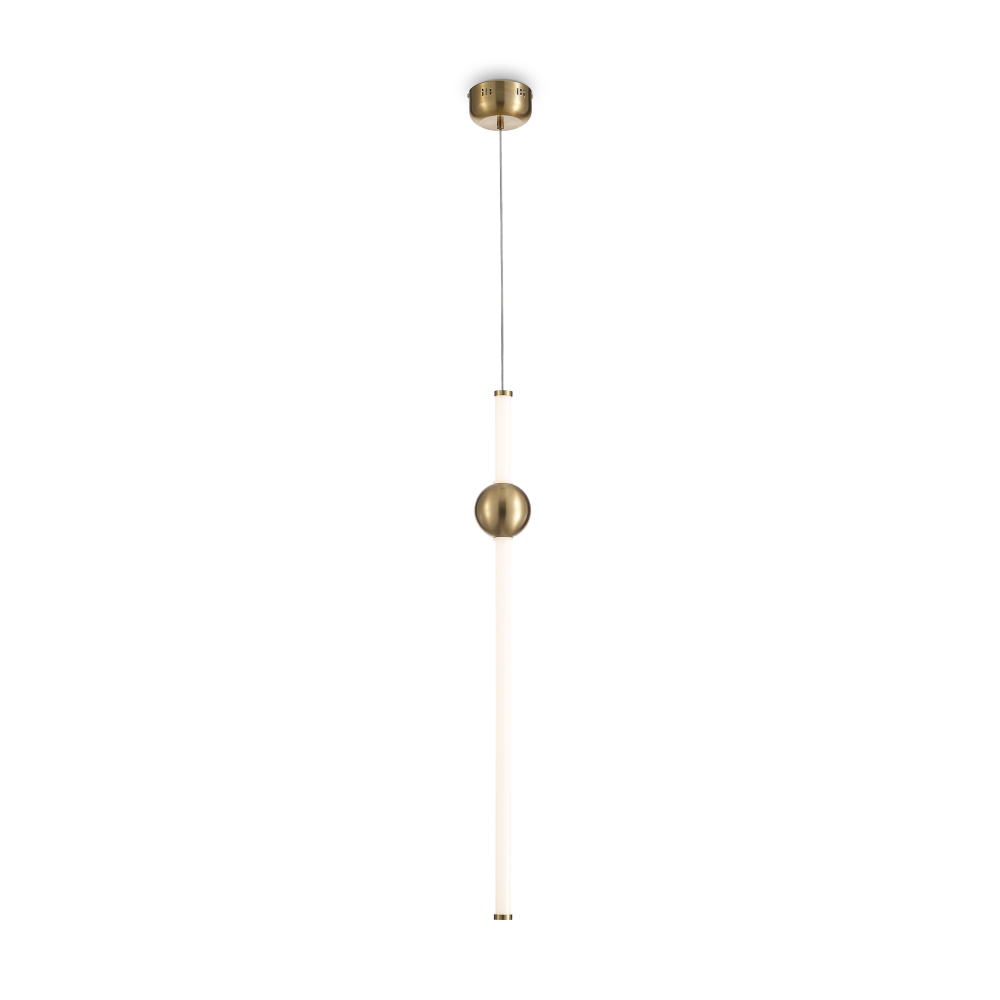 Изображение товара Светильник подвесной светодиодный Freya Fr5387pl-l14.5bs 9 м² теплый белый (желтый) свет цвет жёлтый/золотой