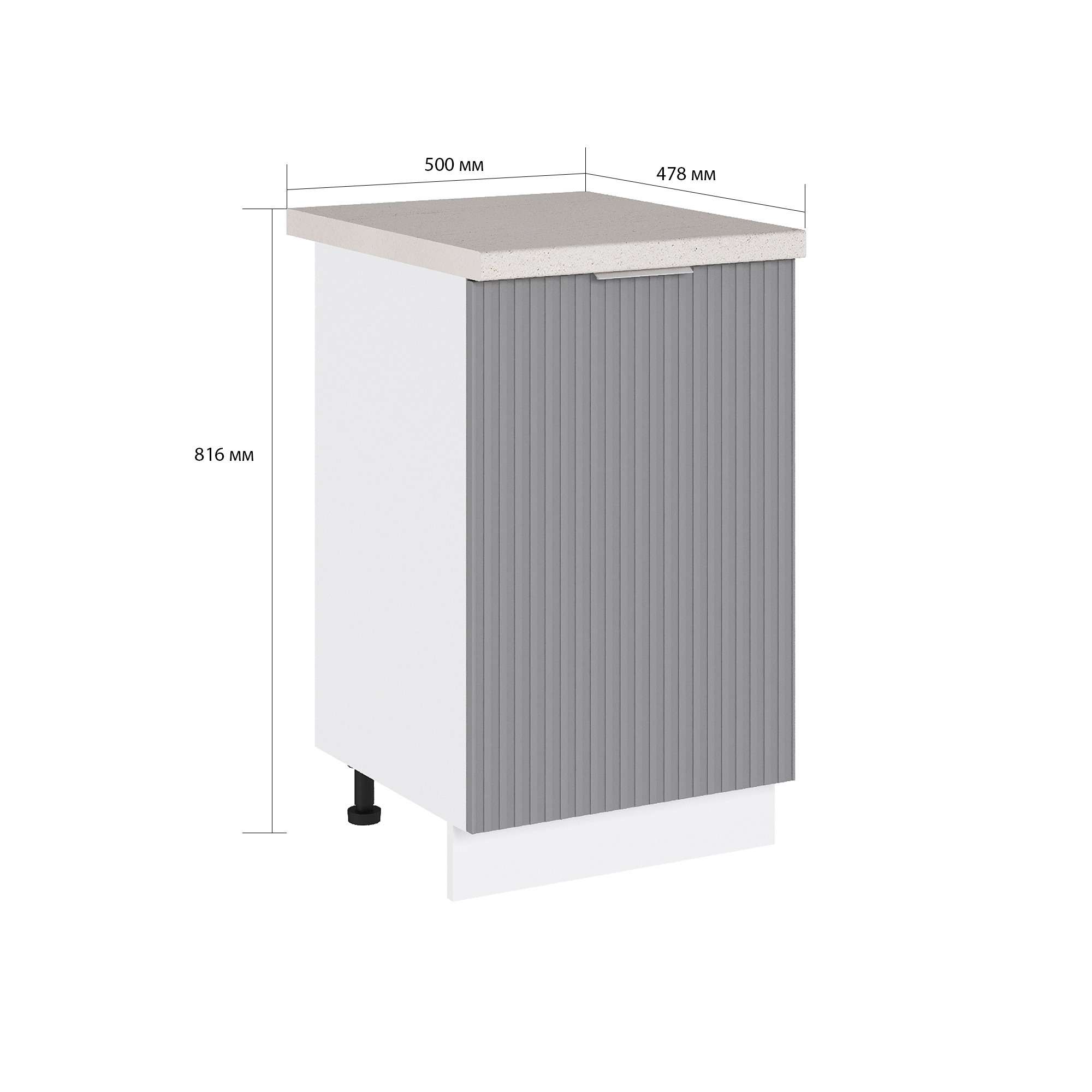 Изображение товара Напольный шкаф Сиэль ЯН 50x81.6x47.8 см от СУРСКОЙ МЕБЕЛИ