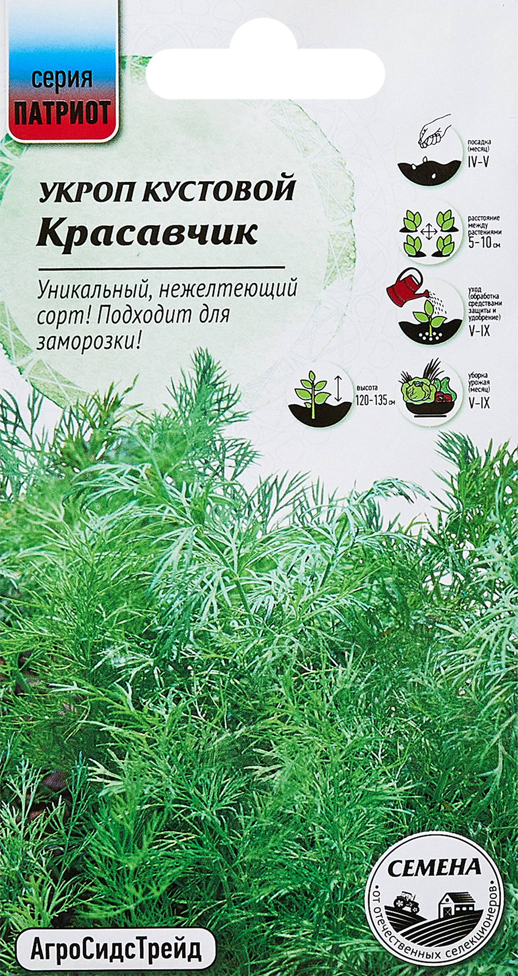 Изображение товара Семена пряных трав укроп кустовой Красавчик