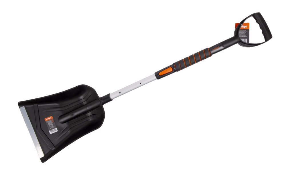Изображение товара Лопата автомобильная Amigo 71116 100 см для снега разборная с алюминиевым ковшом